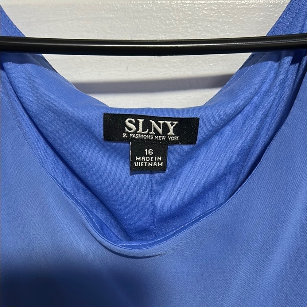 SLNY blue dress - Picture 2 of 5